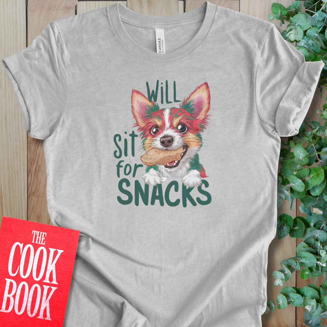 Will Sit For Snacks T-Shirt