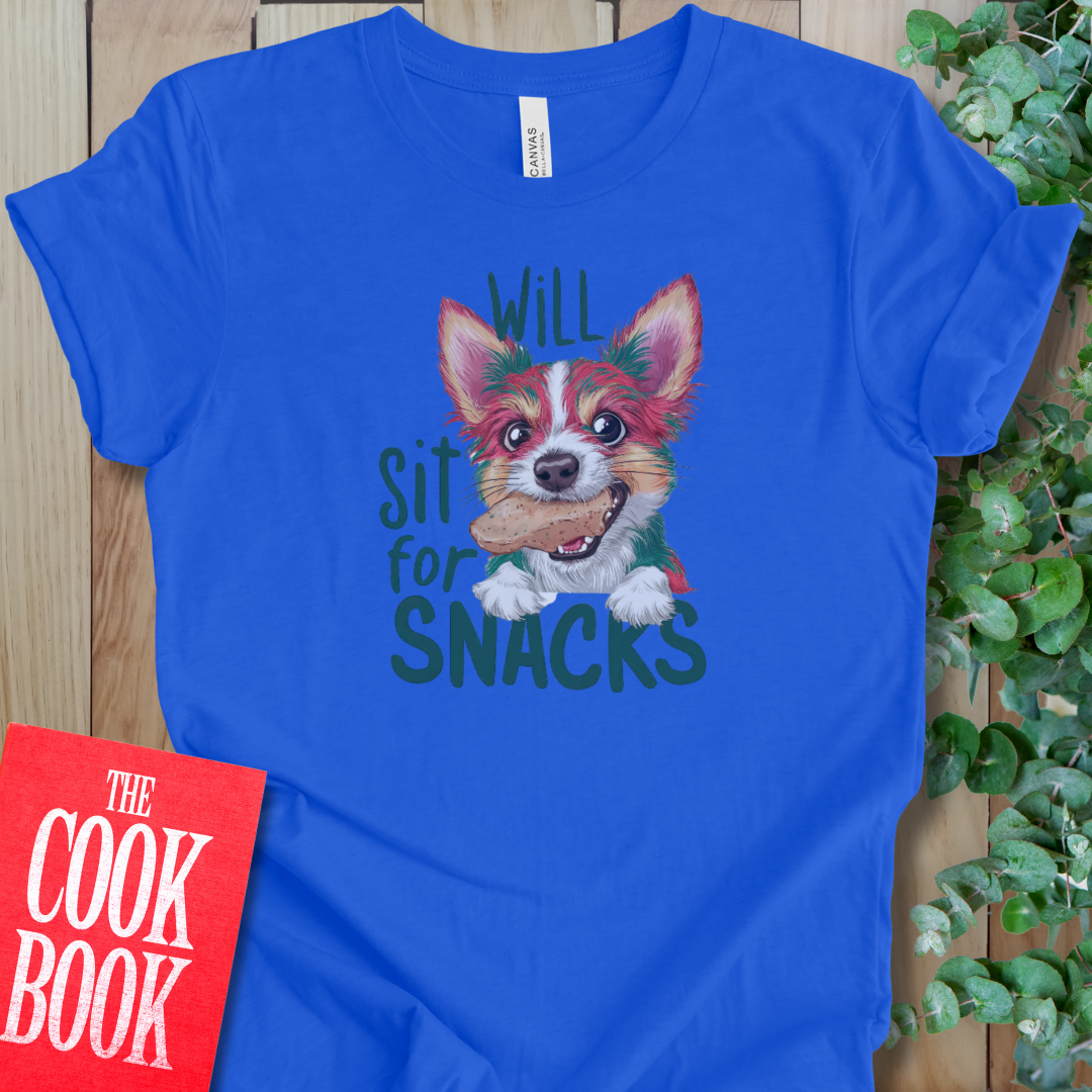 Will Sit For Snacks T-Shirt