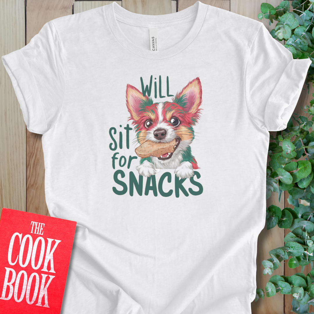 Will Sit For Snacks T-Shirt